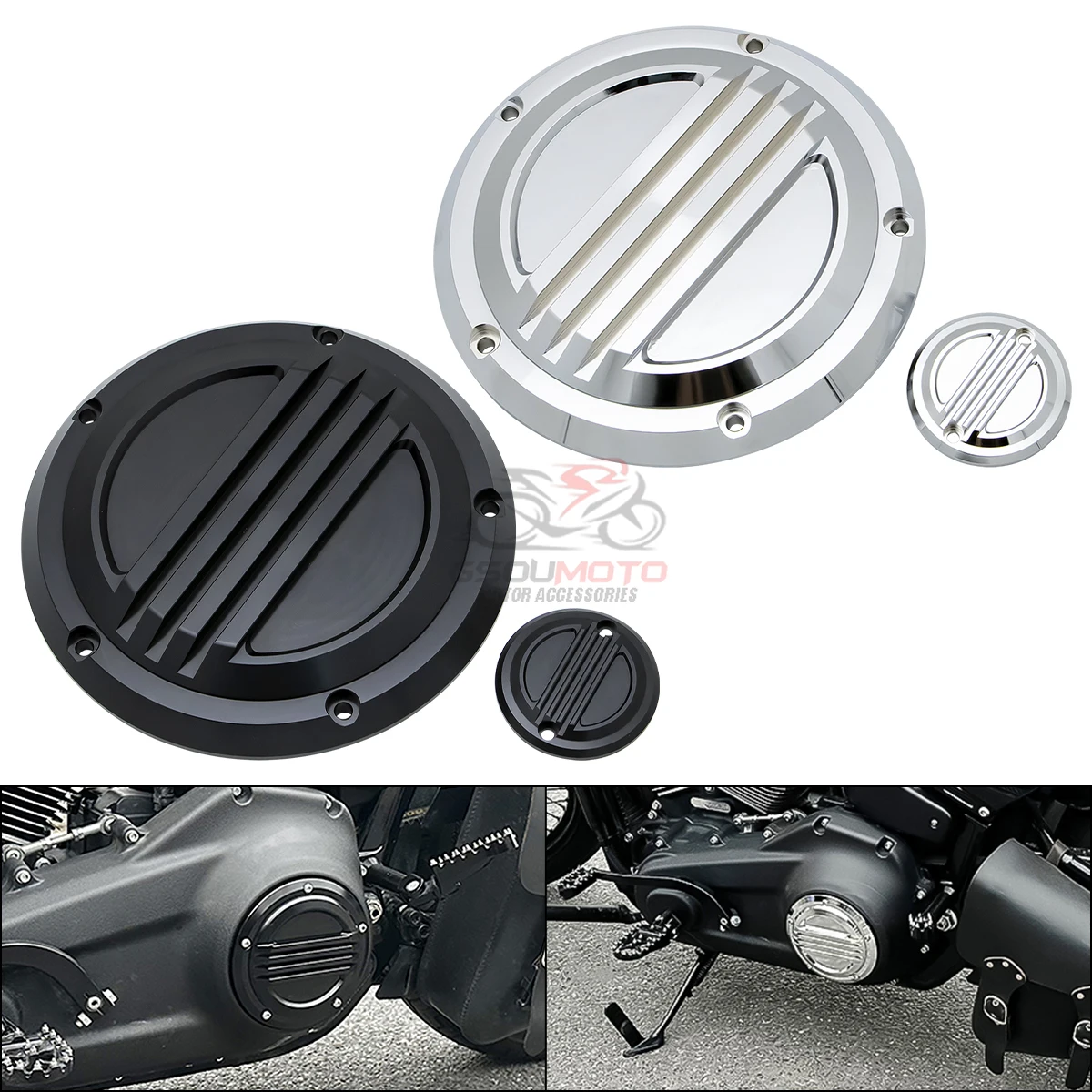 Derby Timing Timer Cover For Harley Touring Trike FLHTCUL FLHTKL 2018-UP Billet CNC Aluminum Motorcycle Accessories