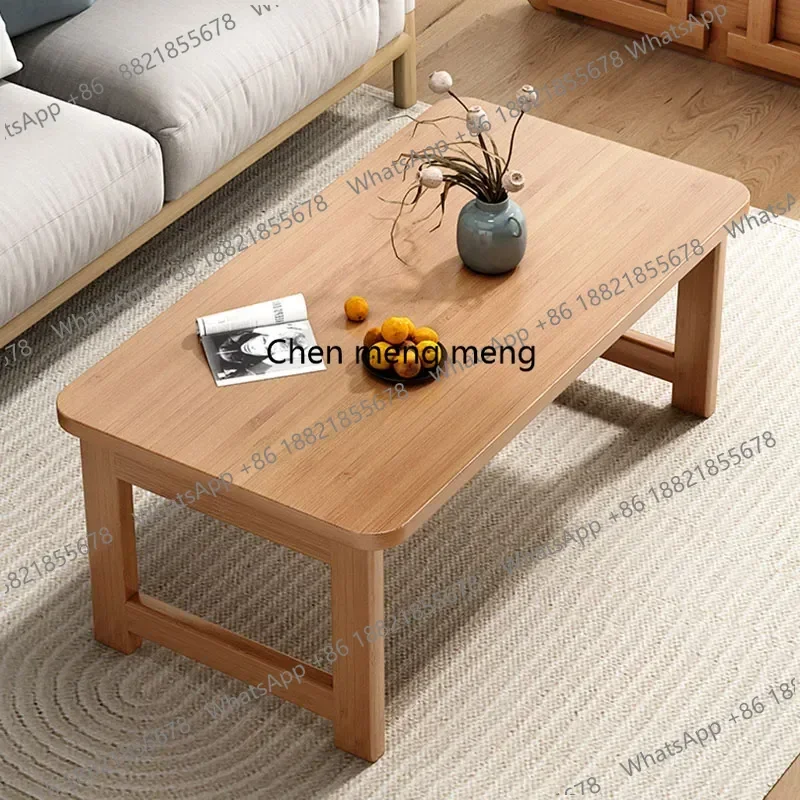 z0189Wood Luxury Coffee Tables Modern Simple Glamour Aesthetic Coffee Table Minimalist Unique Mesa Plegable Living Room Furnitur