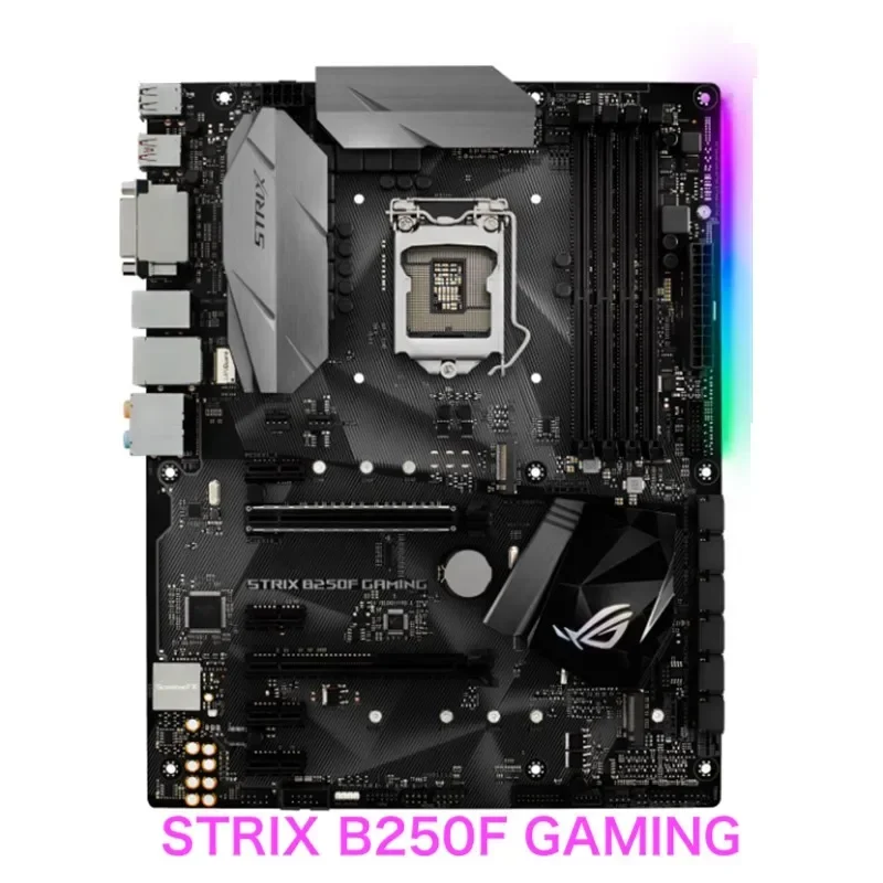 

Подходит для игровой материнской платы ASUS ROG STRIX B250F DVI HDMI LGA 1151, DDR4 ATX B250, материнская плата, 100% протестирована, ОК, полностью работает
