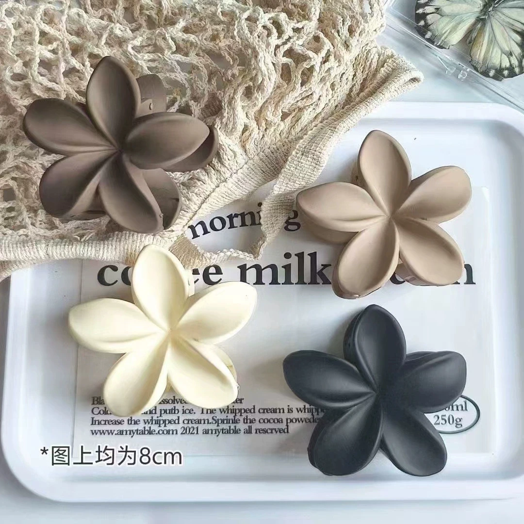 

Simple And Fashionable Temperament High J-Sensory Matte Floss Floss Clip Large Back Head Hair Shark Clip Acrylic Clip Female