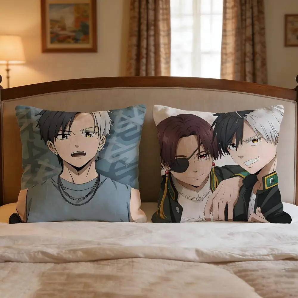Anime WIND BREAKER Cushion Cover 4Pcs Decorative Covers Soft Cushion Case for Sofa Couch Decor 40x40 45x45 Pillowcases