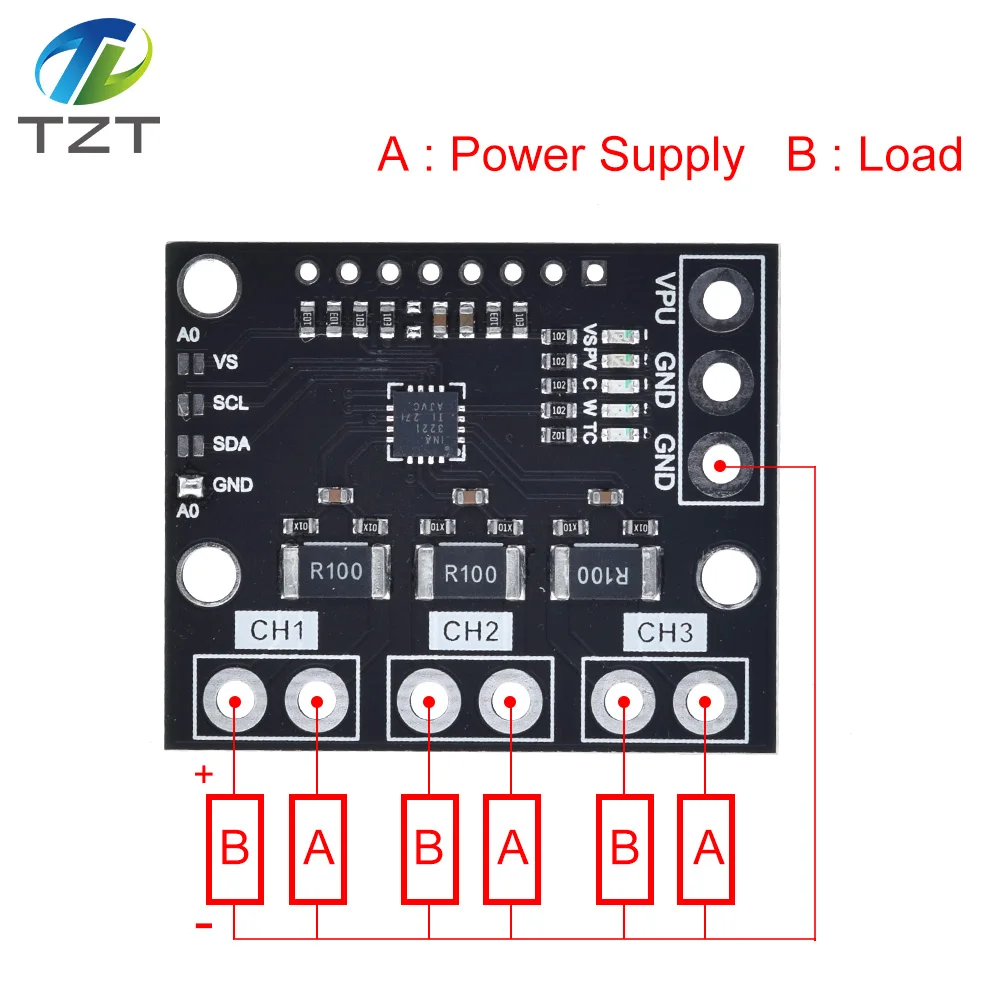 INA3221 Triple-Chan…