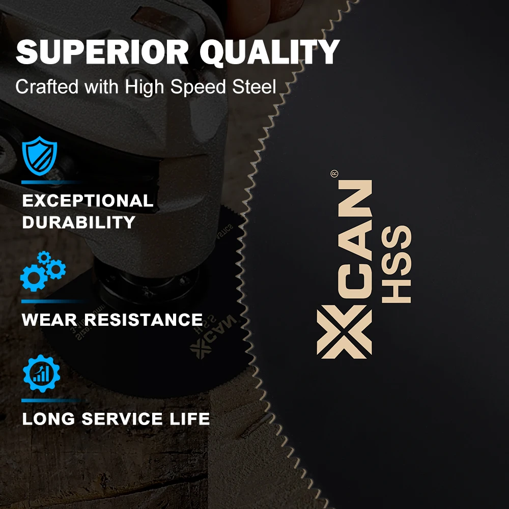 CMCP 1pc 80mm Semi-Circle Oscillating Multi-Tool Swing HSS Saw Blade Precise For Woodworking PVC Plastic Cutter Saw disc Cutting