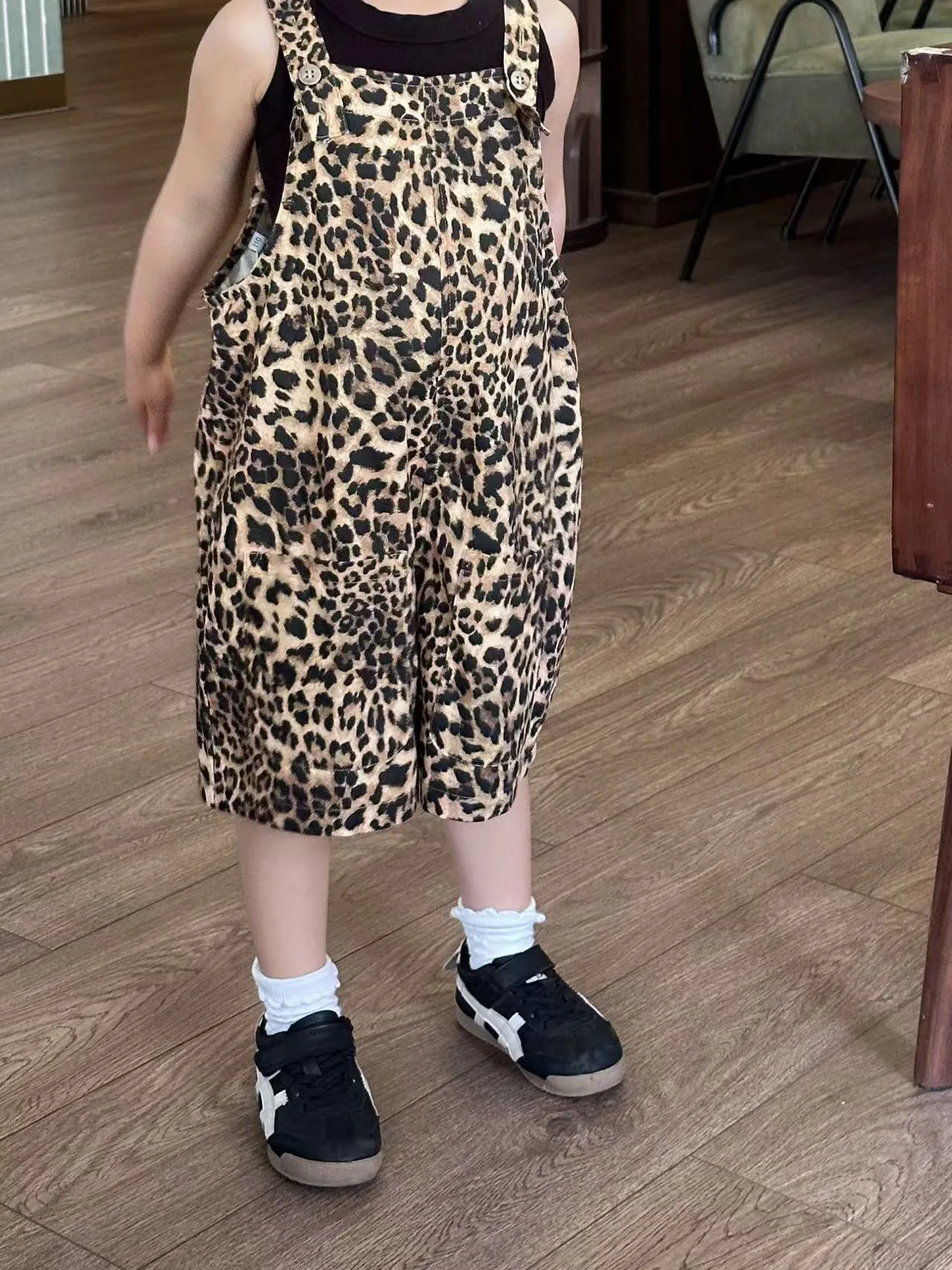 

Летние новые детские комбинезоны для девочек 2026 года, новые детские комбинезоны с леопардовым принтом для мальчиков и девочек