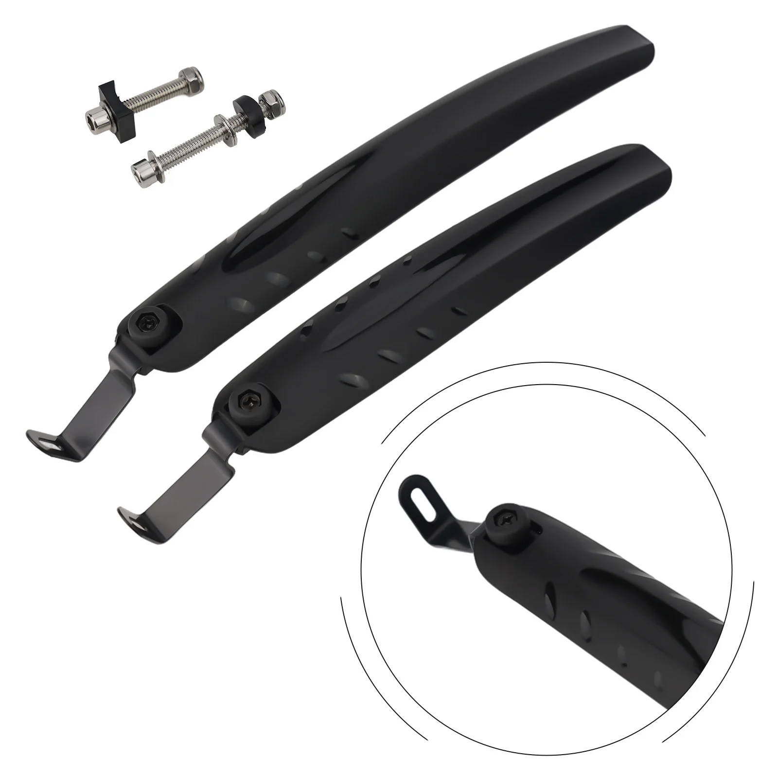 

1Pair Bicycle Folding Bike Mudguards 12-14 Inches/16-20 Inches Front/Rear Mudguards For Mountain Road Bikes Bicycle Accessories