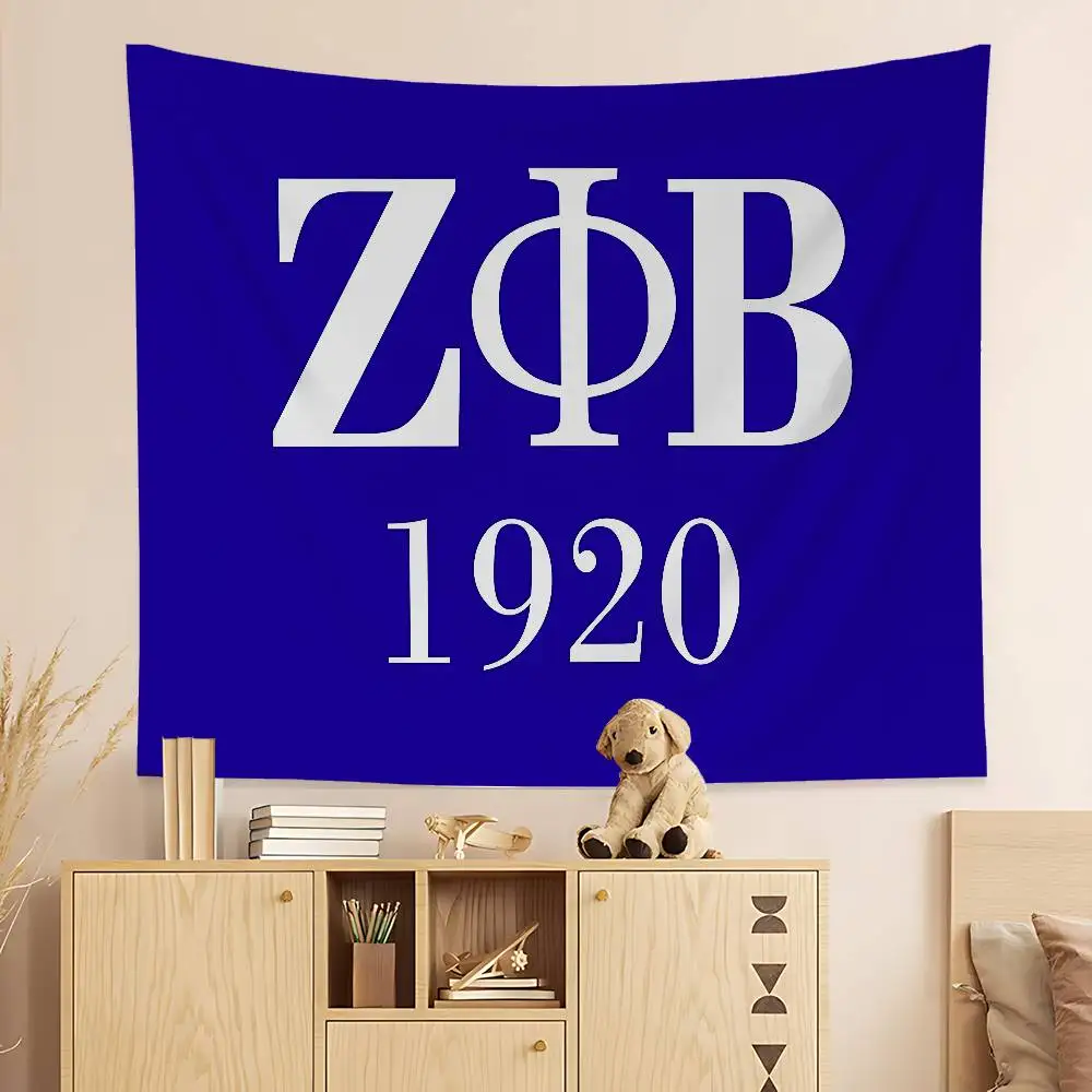 Zeta Phi Beta Chart Tapestry Art Science Fiction Room Home Decor Cheap Hippie Wall Hanging