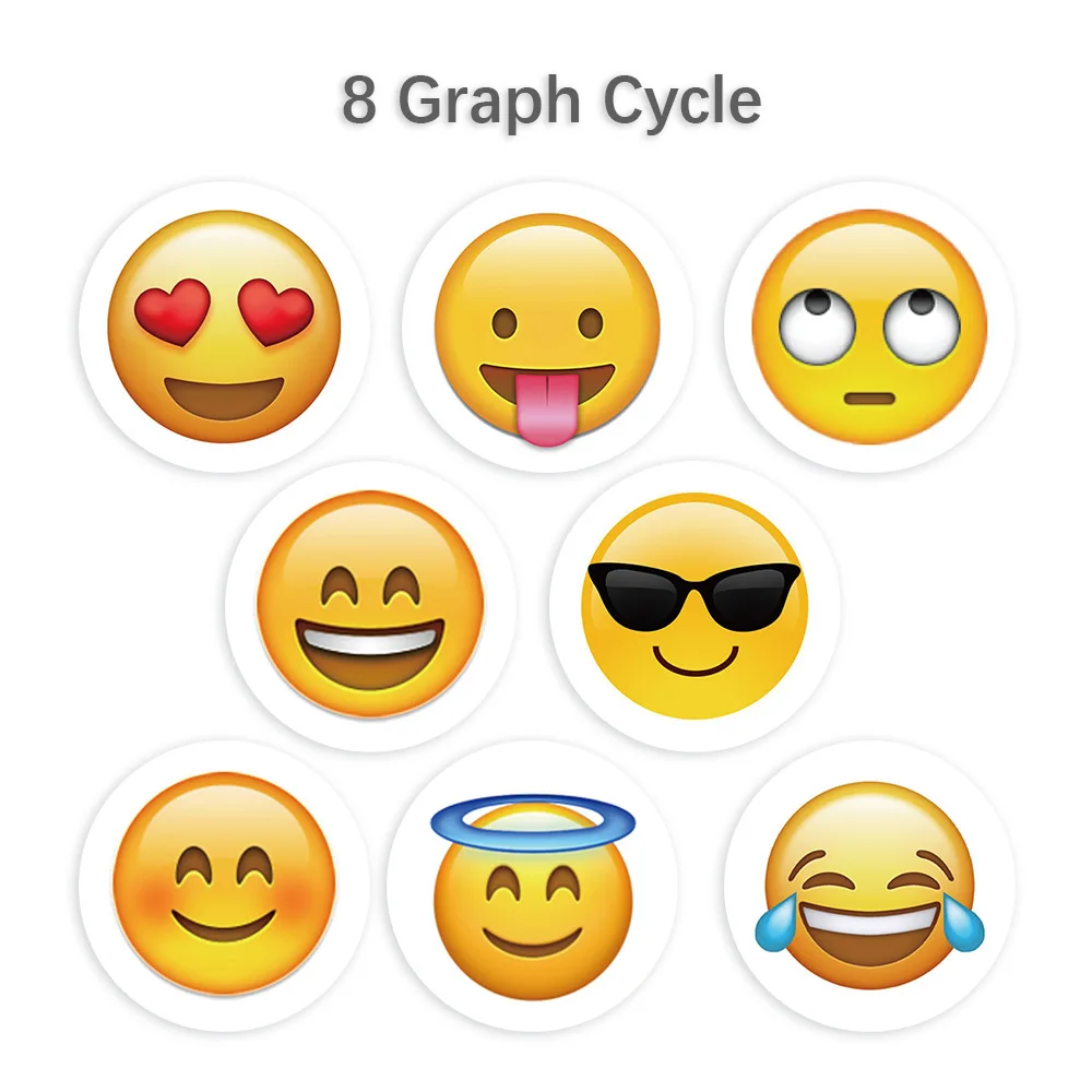 500pcs/Roll Funny Cute emoji memes Stickers Creativity DIY PVC Water Cup Laptop Decals Decoration Stiker Reward Label Gift