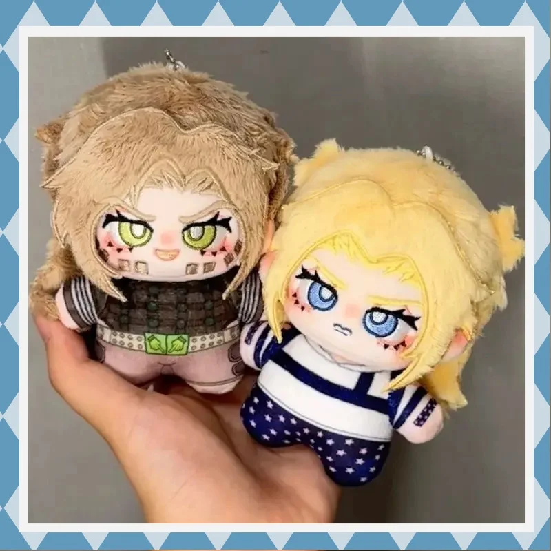 10cm Anime kawaii Cosplay Halloween Xmas Role Cute Jonathan Joestar Attributes Doll Plush Toys Stuffed Cute Puppet Mascot Gifts