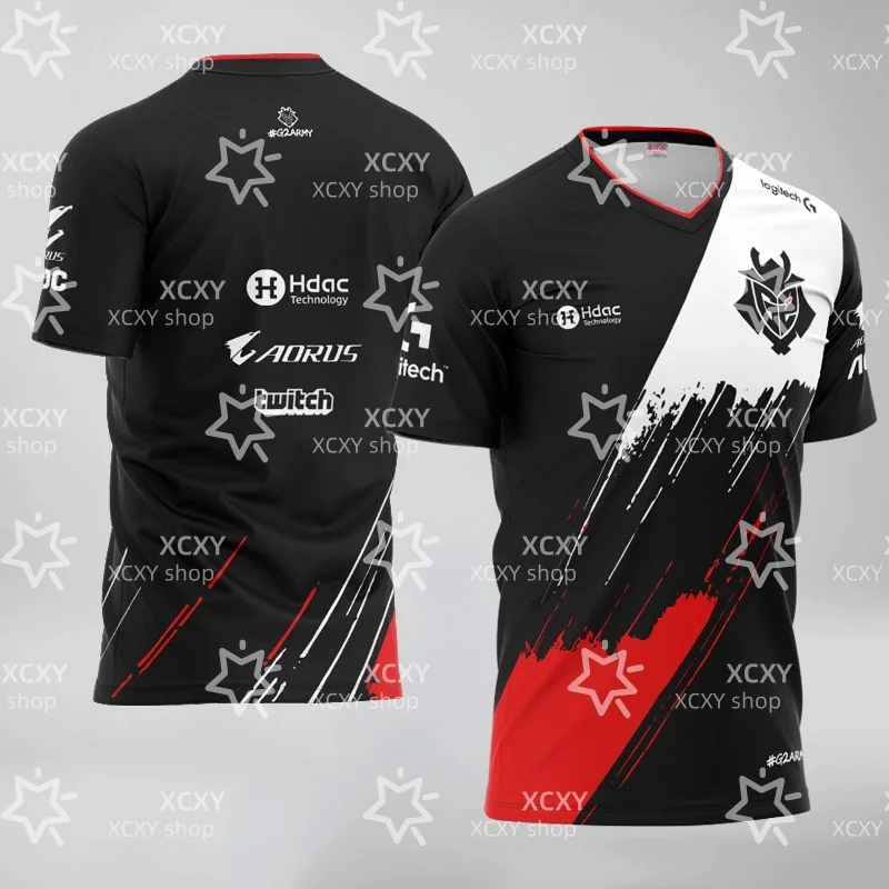 

Новая летняя футболка G2 Esports 2026 для киберспорта (LOL, CS:GO) – унисекс, с коротким рукавом, для пляжа и серфинга
