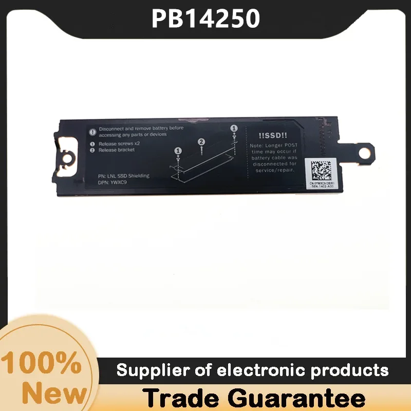 

New For Dell Pro 14 Plus PB14250 M.2 NVMe 2280 SSD Heatsink Bracket 0YWXC9 YWXC9