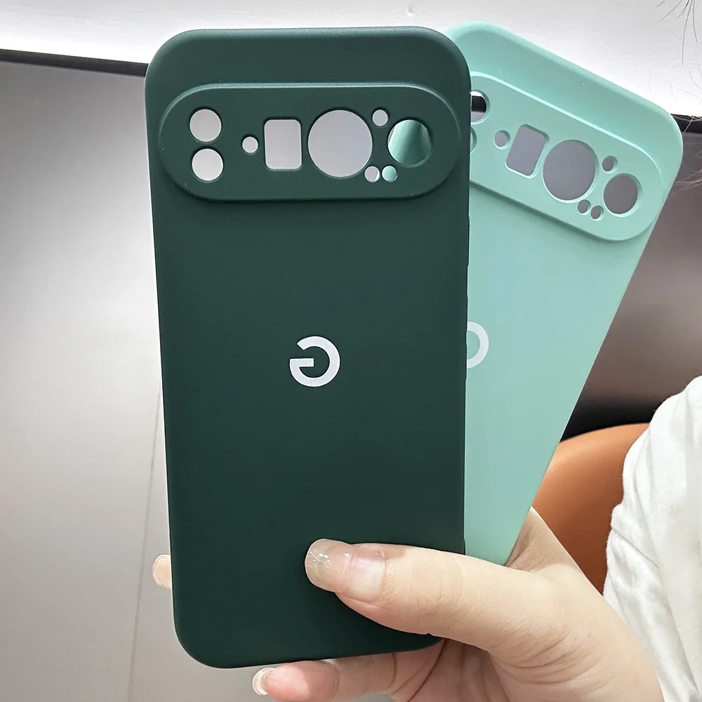 حافظة لهاتف جوجل بيكسل 10 9 9a 8 8Pro 8a 7 7Pro 7a غطاء سيليكون سائل لهاتف بيكسل 9ProXL 6 6Pro 6a 5 5a غطاء عادي مقاوم للصدمات #3