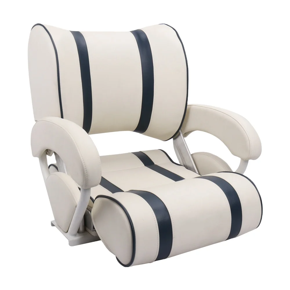 STLFF Hot Sale Top Quality Marine Parts Captain Chair Pontoon Boat Sofa for Sale