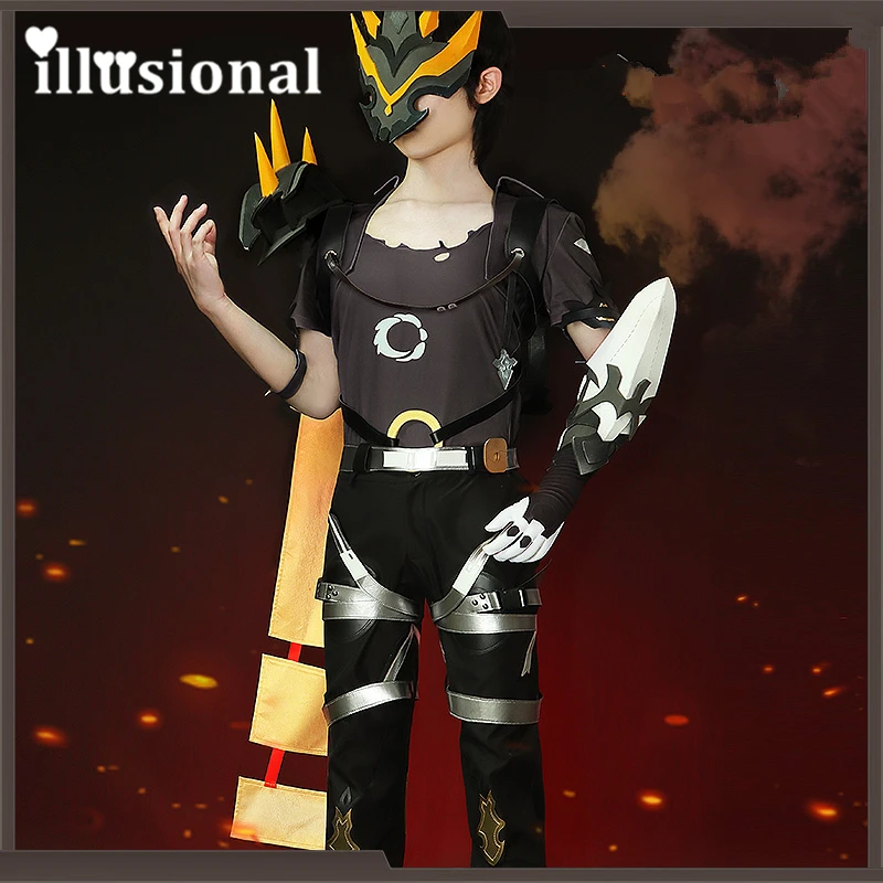 illusional Store Honkai Impact 3 Cosplay Kalpas Cosplay Costume Halloween Costume Uniform Costumes for Man