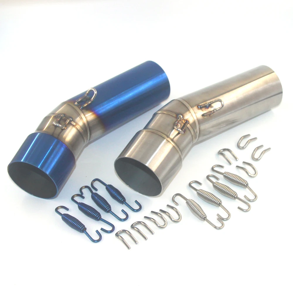 Slip On para BMW F650Gs F700Gs F800Gs F800R F800Gt 2009 - 2016 Escape de motocicleta tubo de enlace medio izquierdo con silenciador Moto