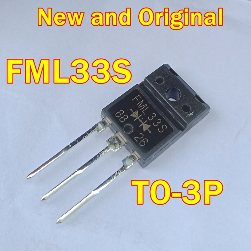 2Pcs to 50Pcs Fml33S To-3P New and Original 20.0 Ampere Heatsink Dual Common Cathode Ultra Fast Recovery Rectifiers
