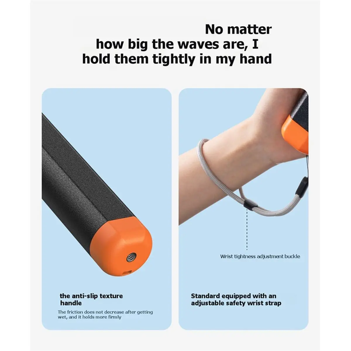 useful Floating Hand Grip Waterproof Buoyancy Stick for Insta360 DJI GoPro Camera Accessory Anti-Slip Handle Mount