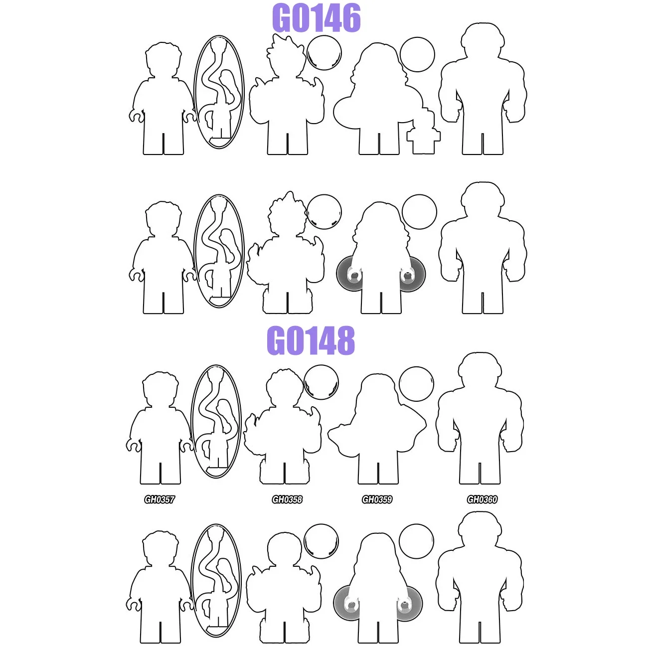 

Фигурки из мультфильмов, строительные блоки для детей G0146 GH0357 GH0358 GH0359 GH0360 GH0361 GH0362 GH0363 GH0364, подарочные игрушки