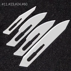 10pcs Knife Blades NO.11/23/24/60 Metal Engraving Blades DIY Wood Carving Fruit Food Scalpel Craft Sculpture Cutting Tool