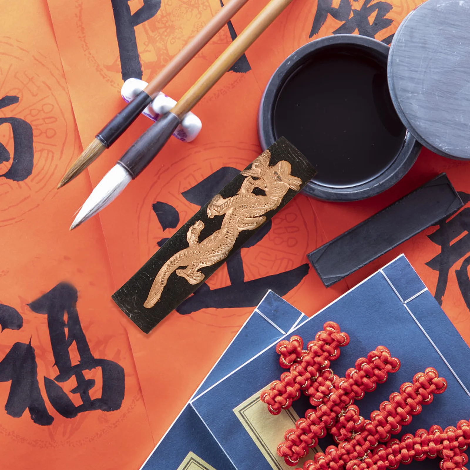 

7Pcs Creative Ink Stick Traditional Chinese Ink Block Durable Safe Practical Gift for Calligraphy Enthusiasts Drawing and