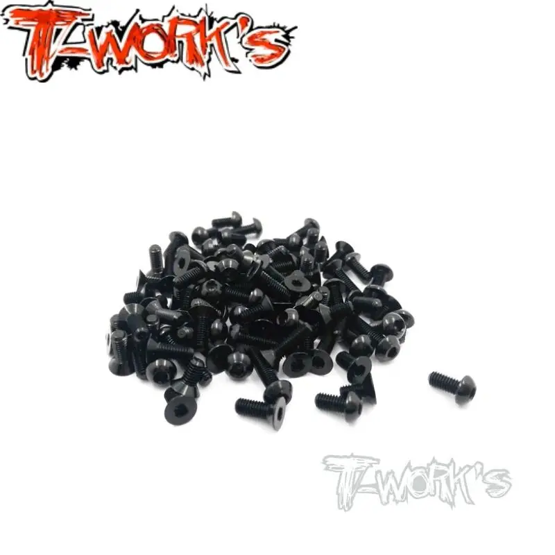 jeu-de-vis-noires-d'origine-t-works-ass-bd8-bk-7075-t6-81-pieces-pour-yokomo-bd8-piece-rc