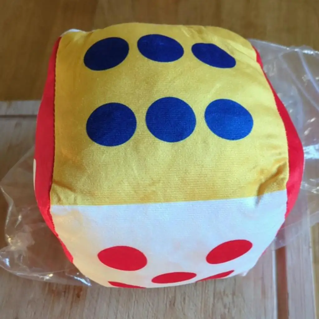 Early Educational Supplies Plush Giant Foam Dice Toy Animal Number Puzzle Foam for Toddler Classroom