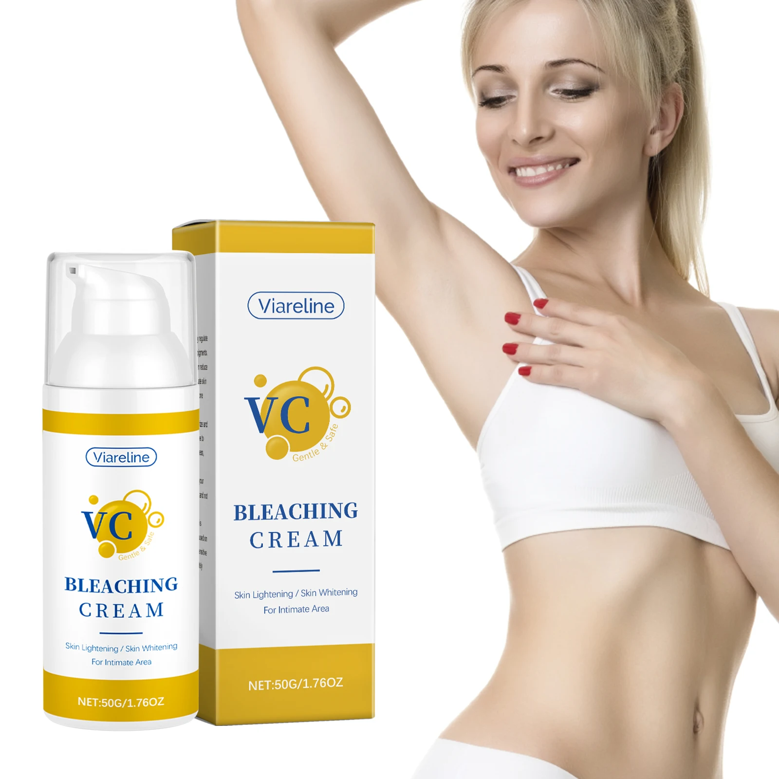 Vitamin C Whitening Cream Brightening Butt Knee Inner Thigh Remove Melanin Moisturizing Glow Skin Private Parts Bleaching Crem