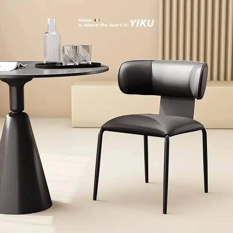 كرسي جزيرة الطعام كرسي الطعام الإيطالي نمط المعيشة غرفة المنزل كرسي مسند الظهر كراسي فاخرة كراسي غرفة نوم الترفيه