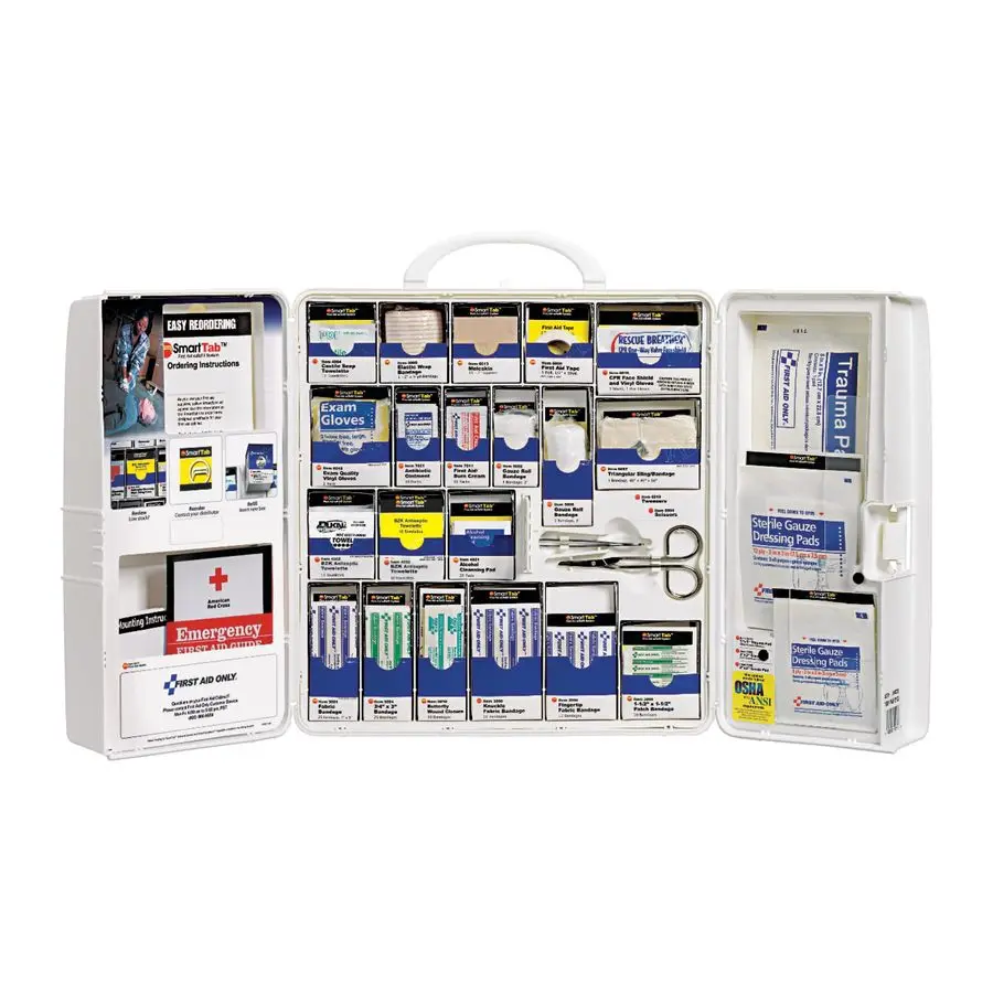 

1001FAE0103 Large SmartCompliance First Aid Kit, 209 Pieces, OSHA Compliant, Plastic Case
