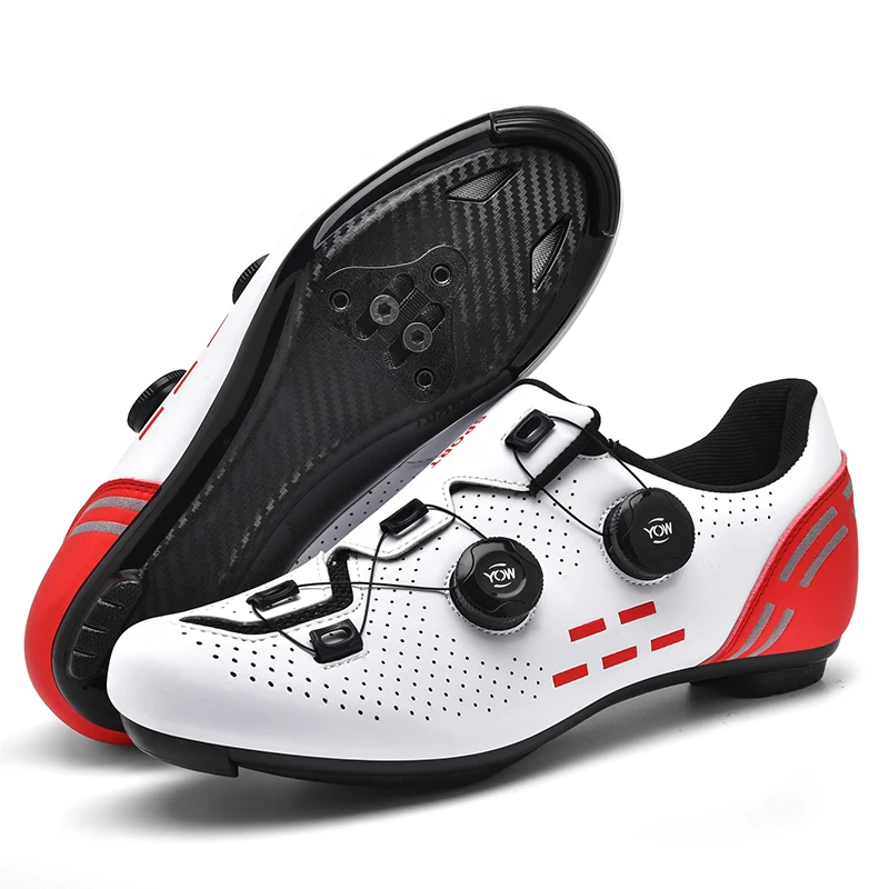 

Speed Cycling Sneakers Road Bike Shoes Men Women Sports Route Cycling Shoes Self-locking Racing Bicycle Cleats Shoes for Shimano