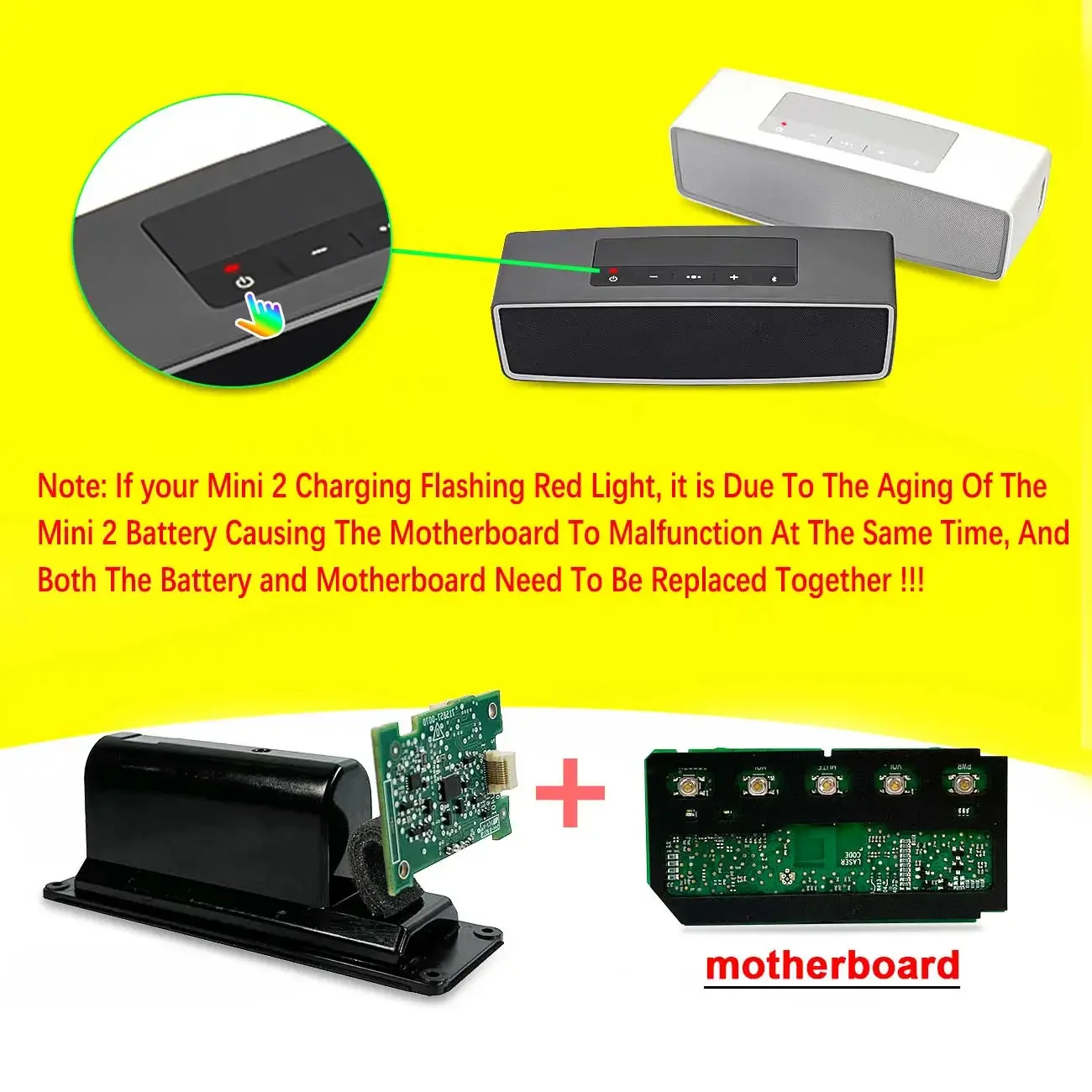 Imagem -03 - Alto-falante sem Fio Bluetooth com Placa Soundlink Mini ii Série 2948mah 080841 088796 088789 088772 em Stock