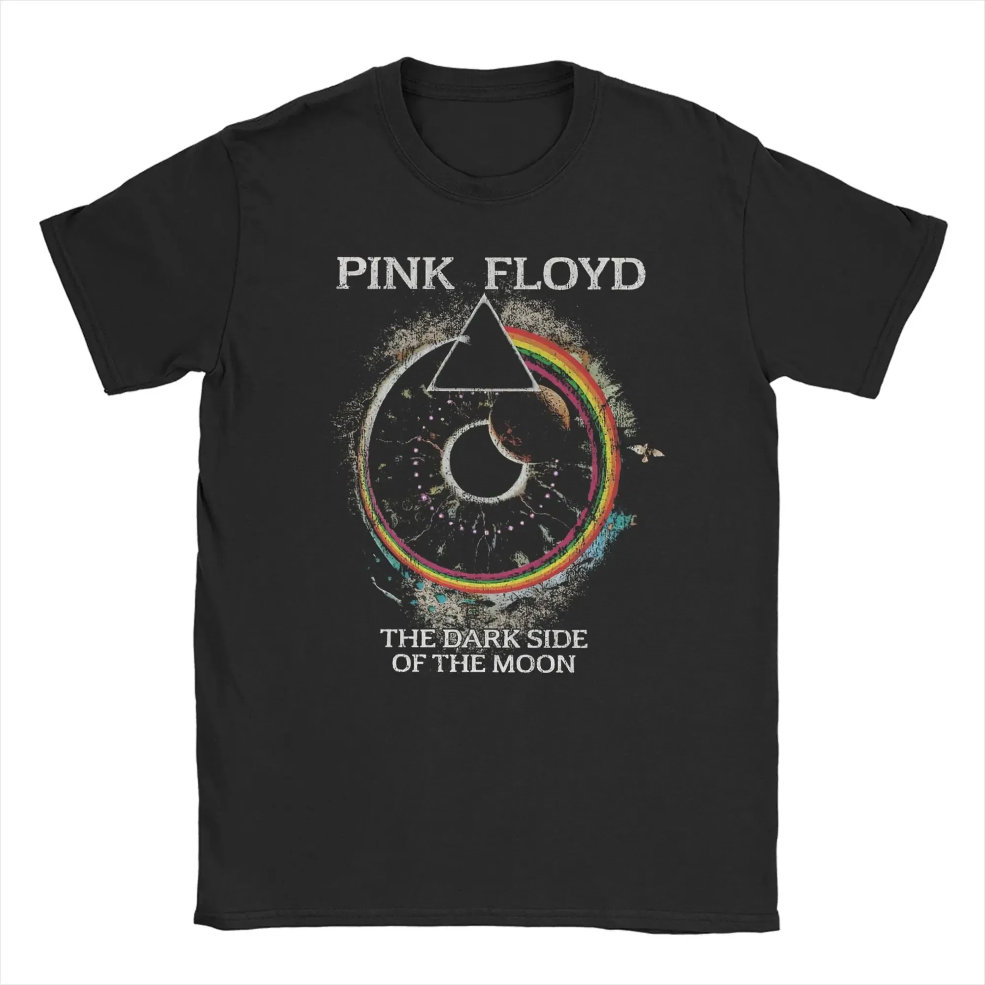 Pink Floyd Rock Band Wish You Were Here Poster Graphic Print T-shirts Men Women Loose Short Sleeve Oversized Cotton Top