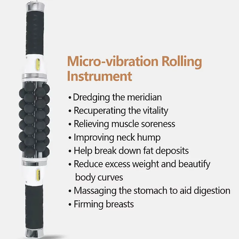 Electric Roller for Muscle Body Relaxing High Frequency Rolling Massager Anti-Cellulite Body Shaping Slimming Machine