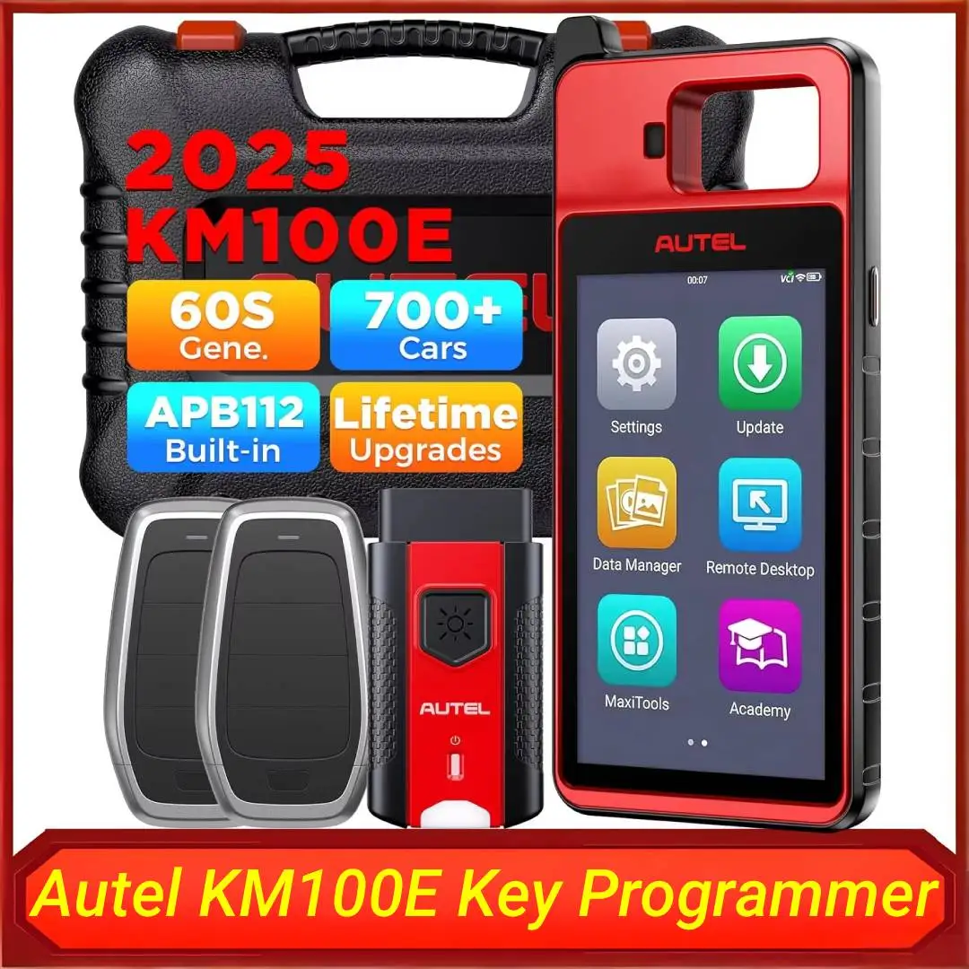 2026 Autel KM100 KM100X KM100E Key Programmer V200 Universal Key Generator Universal Smart Fob Programmer Free Update Lifetime