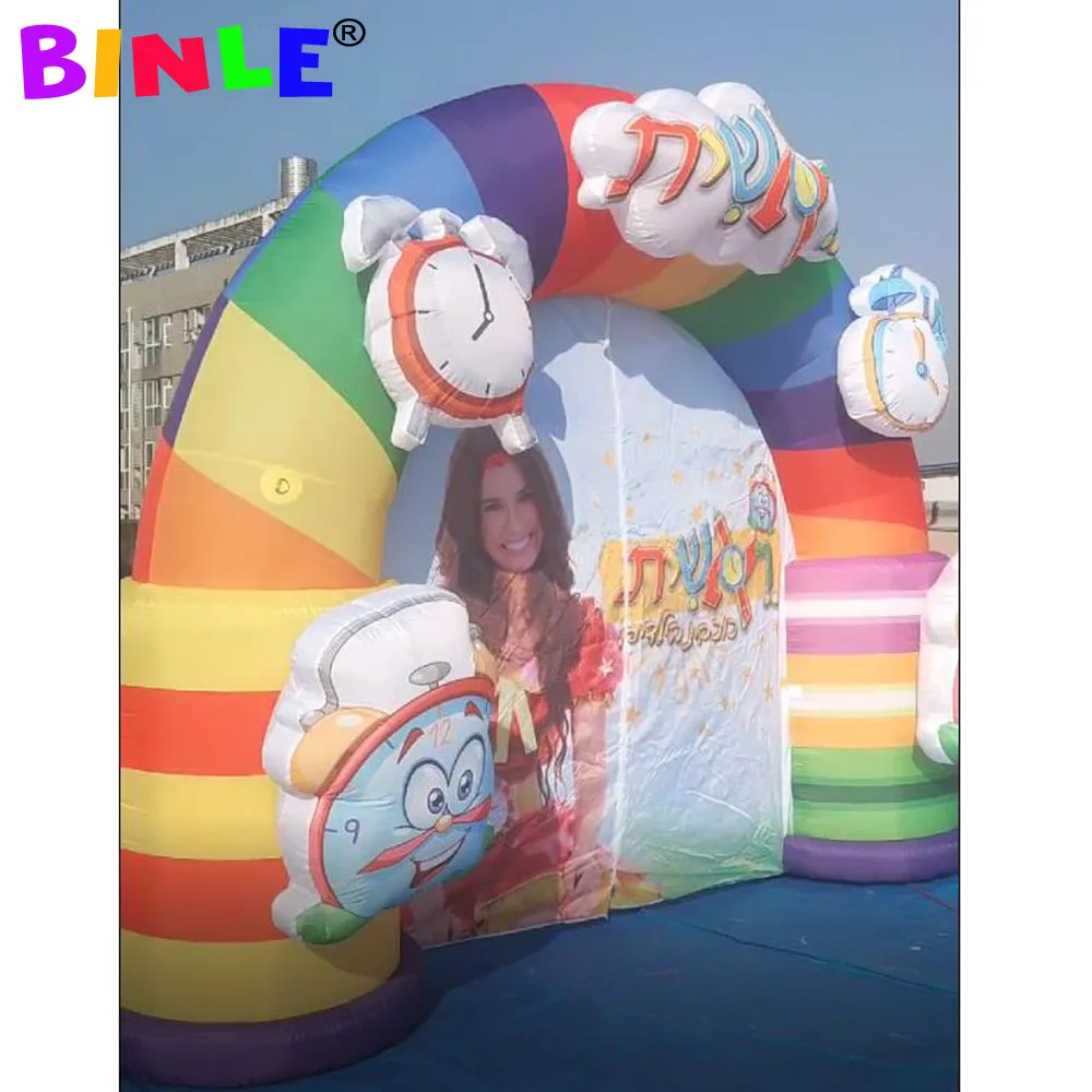 4x3m Inflatable customize Archway Blow Up Entrance Arch For Court yard Party Decoration