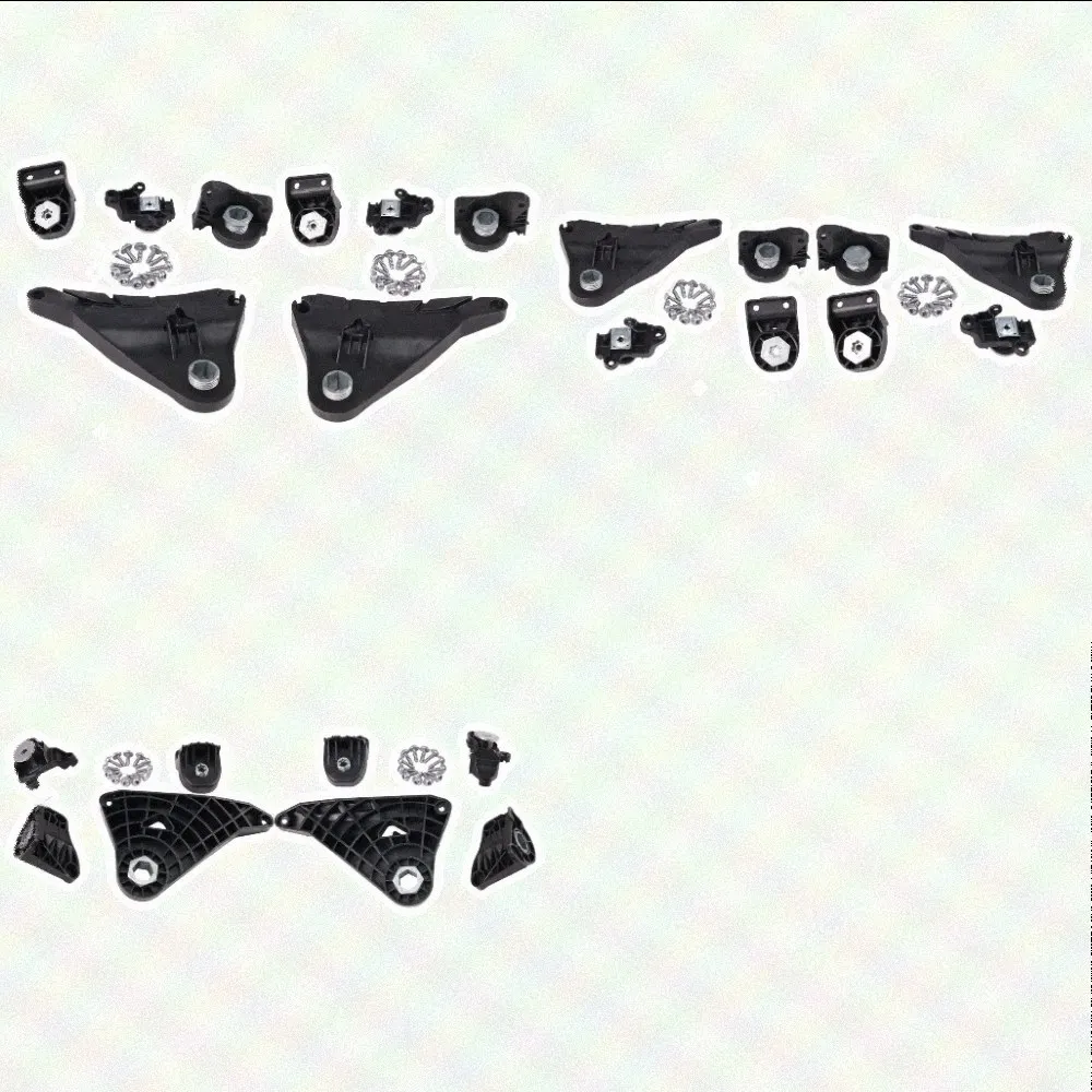 W206 Headlight Fix Headlight Repair Kit For Damaged Headlight Repair Black Pressure Resistant Left And Right Set