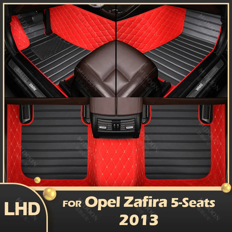

Car Floor Mats For Opel Zafira Five Seats 2013 Custom Auto Foot Pads Automobile Carpet Cover Interior Accessories