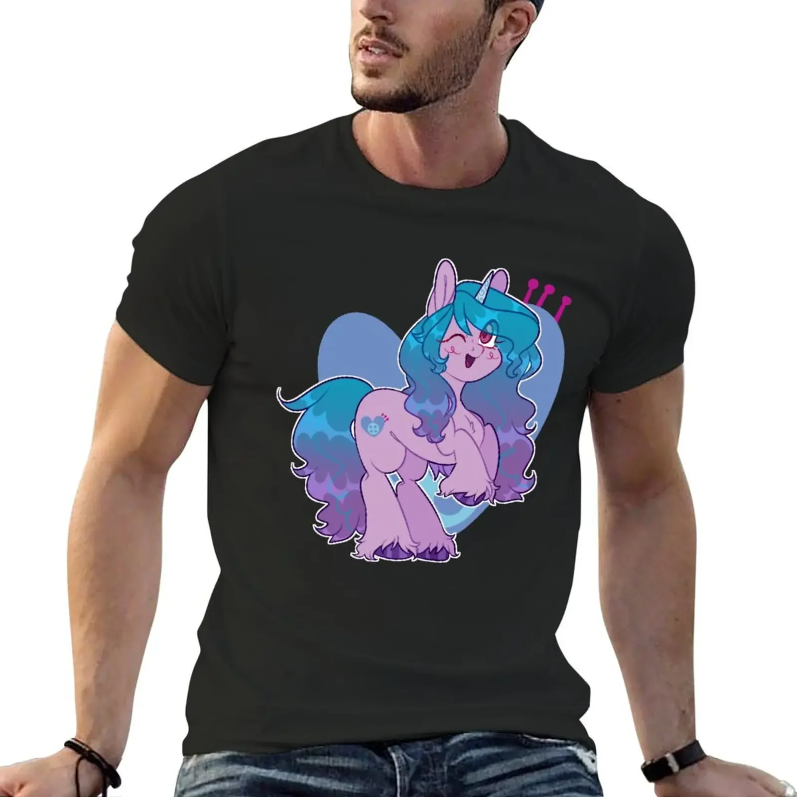 MLP Izzy Moonbow T-shirt quick drying summer tops cute clothes aesthetic clothes mens funny t shirts