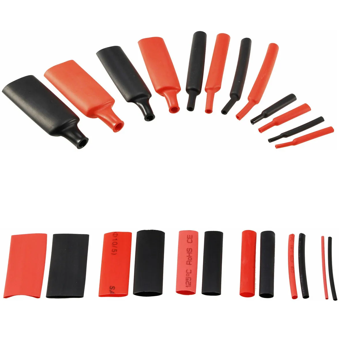 1120Pcs Heat Shrink Sleeving Tube Tube Assortment Kit Electrical Connection Electrical Wire Wrap Cable Waterproof Shrinkage 2:1