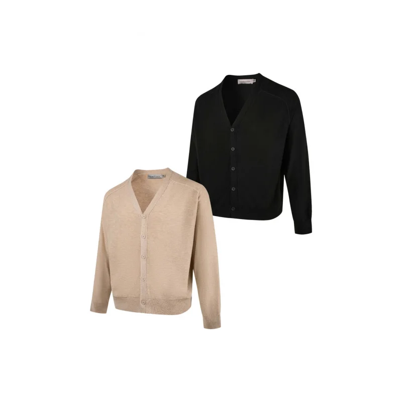 

EME ранней осенью простой повседневный вязаный свитер из мерсеризованной шерсти ретро нишевый высококачественный кардиган на пуговицах свитер