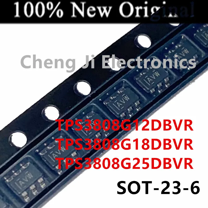 

10PCS/Lot TPS3808G12DBVR AVY、TPS3808G18DBVR AVR、TPS3808G25DBVR AVQ SOT-23-6 New original programmable monitoring circuit