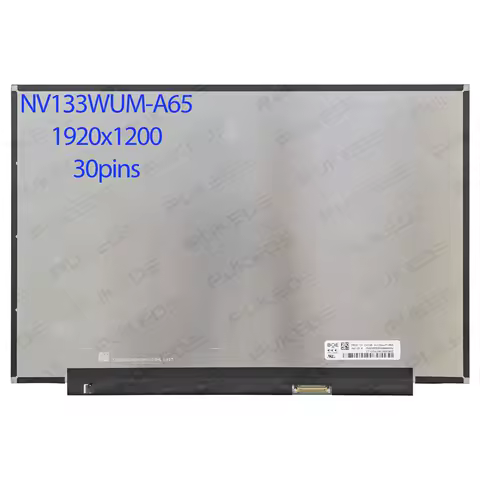 13.3"inch Laptop LCD Screen NV133WUM-A65 B133UAN01.3 LP133WU1-SPD5 for HP Pavilion Aero 13-be 13-bg WUXGA1920x1200 30pin