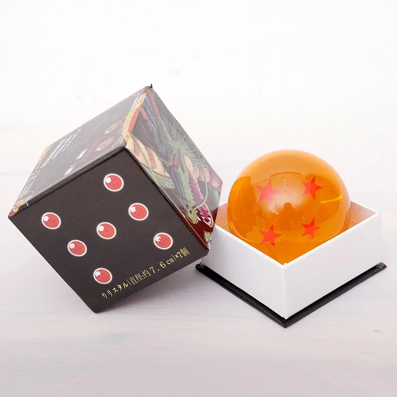 Bandai Anime Dragon Ball Crystal Ball Z Star 1-7 Resin Dragonbead Cosplay Props Desktop Decoration Children Toys Gifts image 2