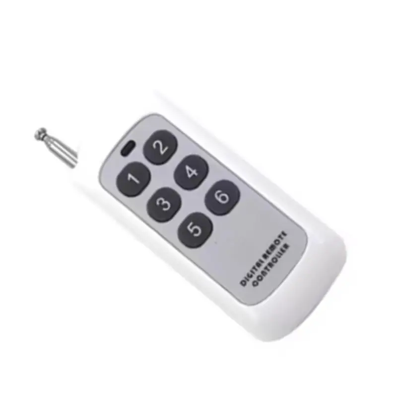 New Tech 2X 433Mhz Wireless Remote Control, Long Range 1000M, Learning Code 1527, For Water Pumps, Tubular Motors, Lamps