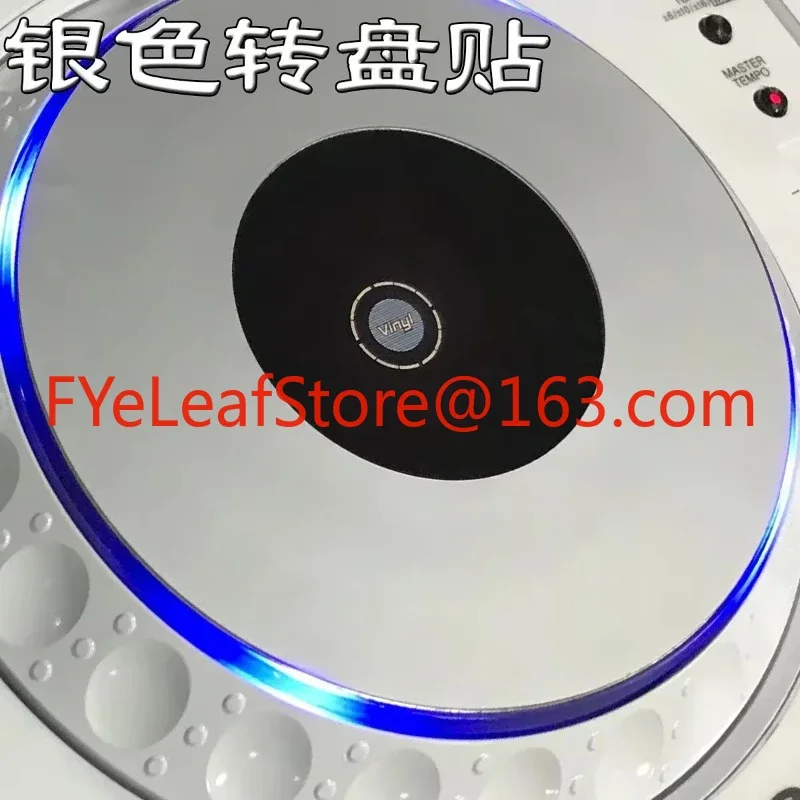 Wheel Sticker Silver Large XDJ XZ 1000 CDJ3000 Disc Maker Controller Integrated Machine Skin Brand New