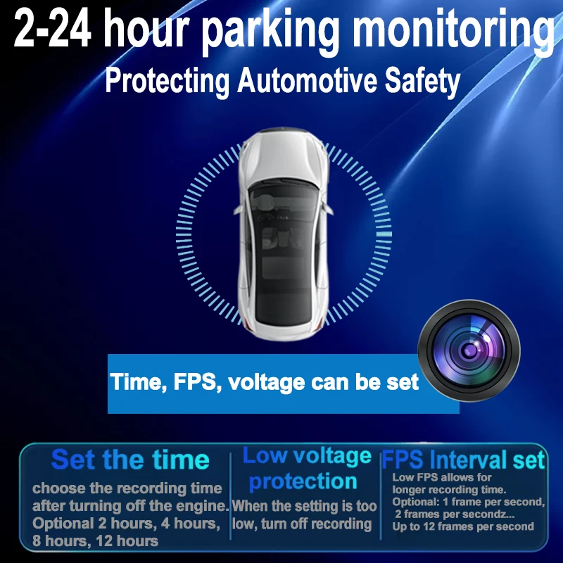 Carsanbo Car 360 Panoramic Camera System With 4 Cameras 3D Surround Bird's Eye View System 24 Hours Parking Monitor