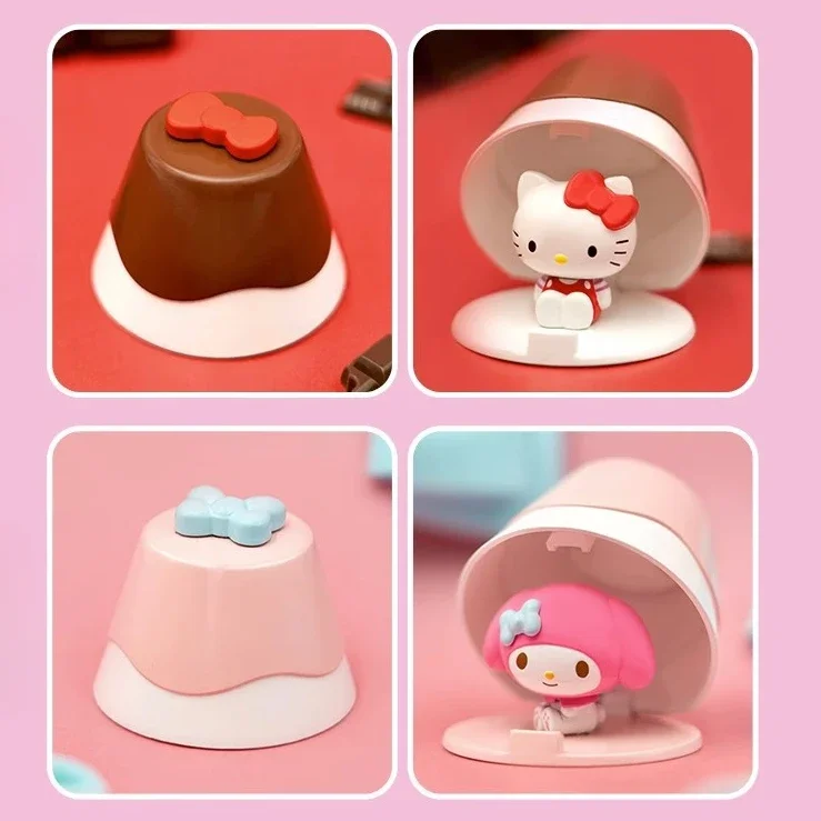 Sanrio spinning chocolate blind box around the Tamagotchi dog Melody Kitty cute cartoon gifts