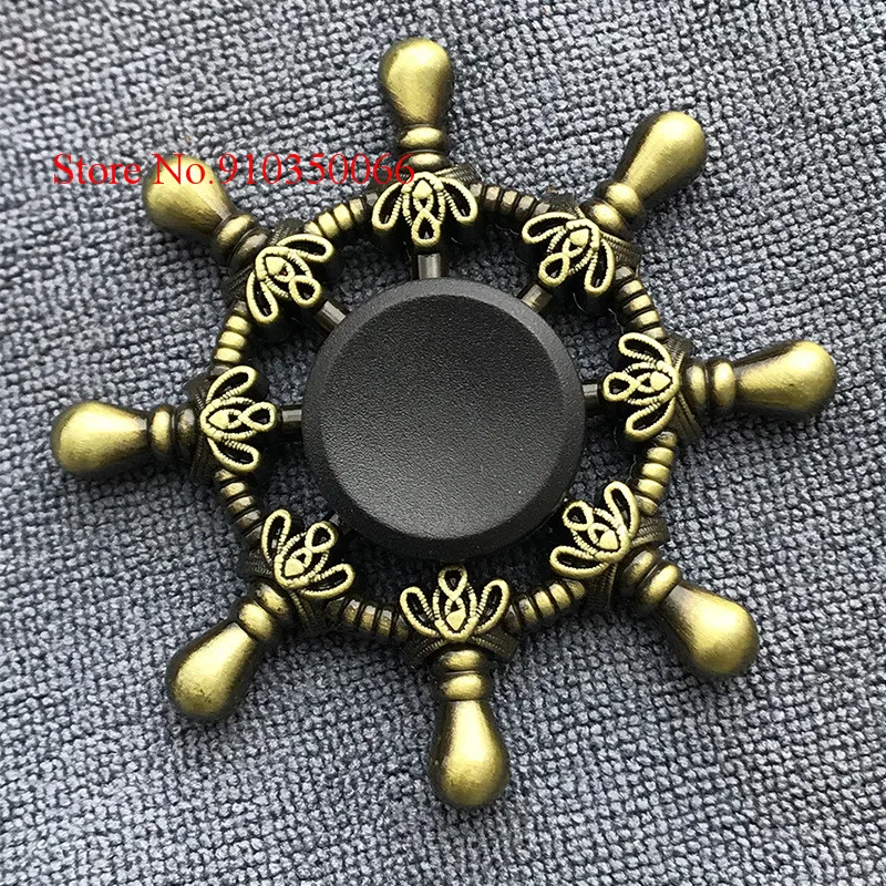 Fajna ręka palec Spinner Metal anty-lęk zabawka czerwony Relax Fidget Spinner Focus łagodzi stres ADHD dzieci chłopcy prezent dla dorosłych