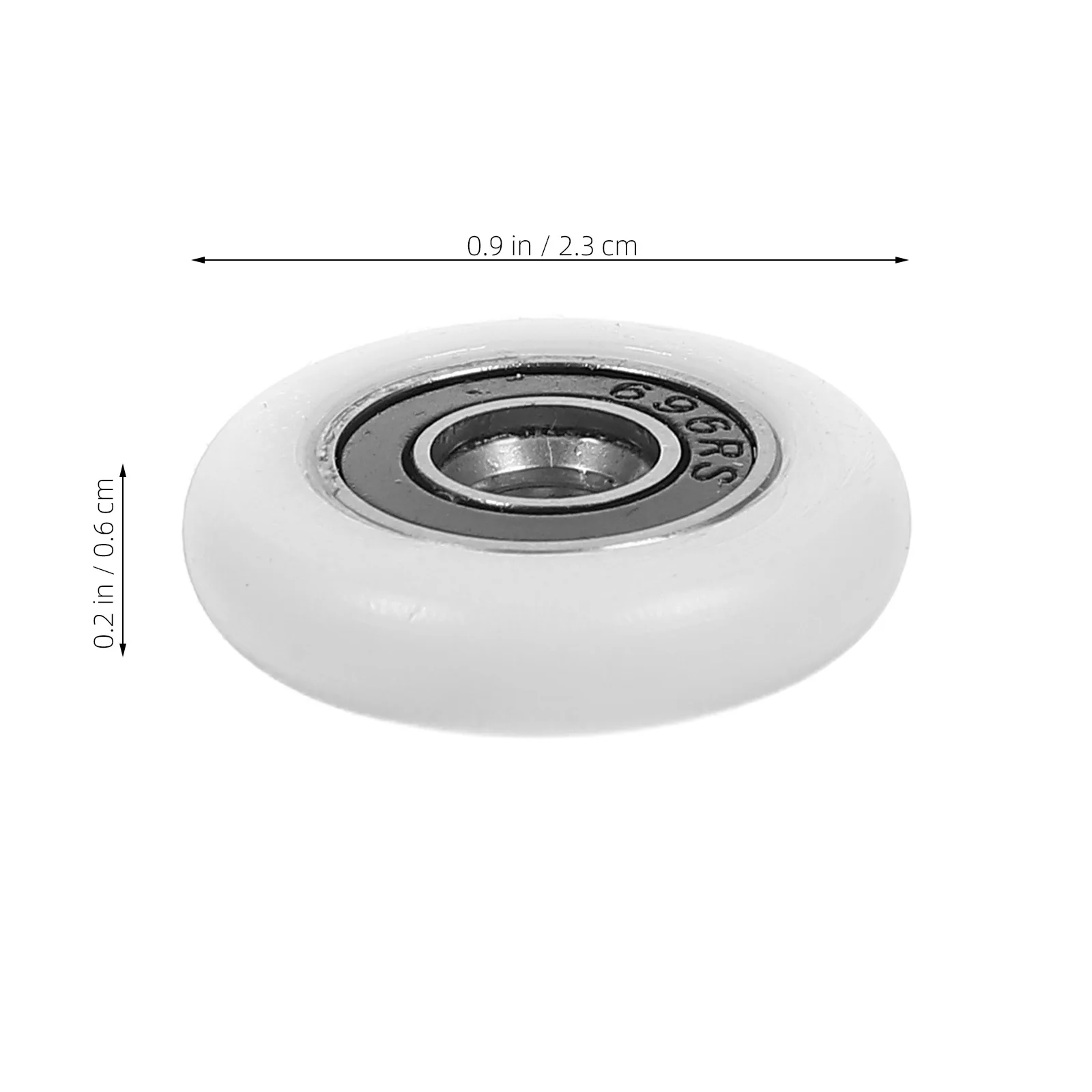 4 Buah Pengganti Katrol Geser Kamar Mandi Tahan Aus, Cocok untuk Semua Jenis Shower, Performa Stabil dan Tenang untuk Pintu Geser