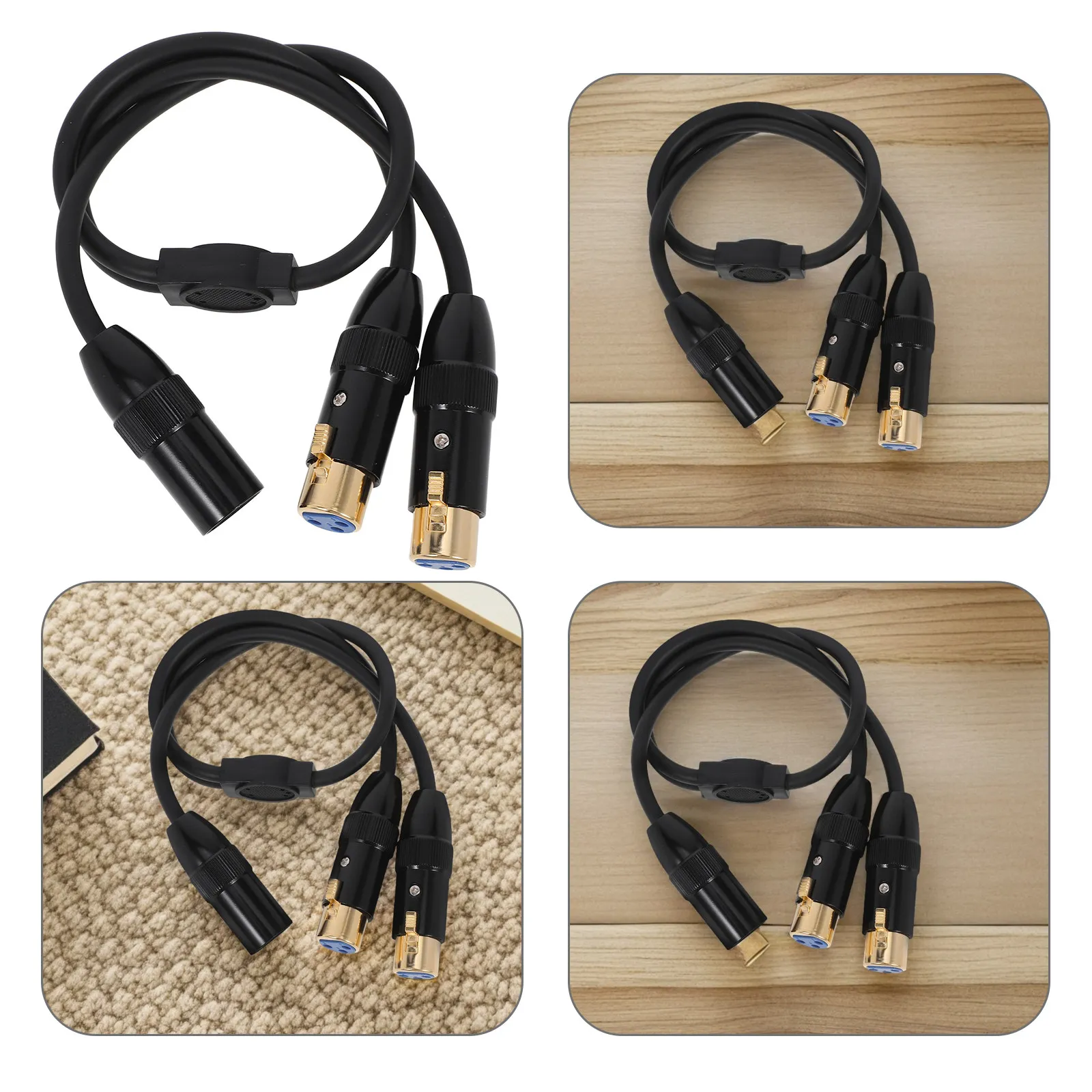 Xlr Male To Dual Fe…