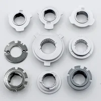 2x disipador de calor aleación de aluminio D1 D2 D4 D8 H4 H7 H8 H11 9005 9006 9012 LED luz de coche cierre a presión lámparas de coche Base de alta potencia